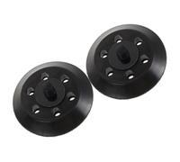 Healifty 2 Piezas Placa de Pulido para Taladro, PU Negro, 3 Pulgadas