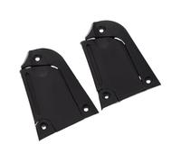 Healifty 2 Piezas Placa Protectora para Varilla de Alma Guitarra Eléctrica Cubierta Metálica para Clavijero Accesorios de Repuesto Negros para Guitarra