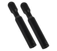 Healifty 2 piezas Pomos de Bloqueo de Puerta de Automóvil Cubiertas Decorativas para Pasador de Cerradura Accesorios para Camiones Color Negro Compatibles con y