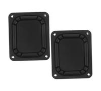 Healifty 2 Piezas Radiador Pasivo Rectangular para Subwoofer Reemplazo de Placa Diagrama Vibración para Altavoces de Coche Compatibilidad Multi Dispositivos Durable y Mejorado