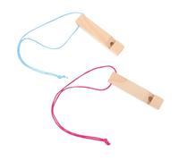 Healifty 2 Piezas Silbato de Madera para Instrumento Musical Diy para Fiestas y Silbato de Tren para Exploración Musical y Desarrollo