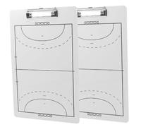 Healifty 2 piezas Tableros de Tácticas para Balonmano Doble Cara Reutilizables con Rotulador para Entrenadores Material Resistente para Análisis y Estrategias Partidos de Balonmano