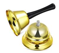 Healifty 2 piezas Timbre de Mesa Elegante para y Hotel Campana de Servicio Multifuncional de Usar y Duradera para Diversas Ocasiones y Entornos