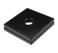 Healifty 2 Placas Cuadradas de Abs con Brida para Cubierta Decorativa de Tubería con Orificio de 22mm, Instalación Rápida para Grifos y Enchufes en Hogares y Oficinas