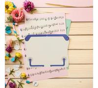 Healifty 2 Soportes Plegables de Sobremesa para Partituras Soporte Portátil de Plástico Tamaño 81 X 64 Pulgadas para Piano Guitarra y Lectura Casa o Estudio