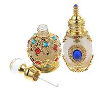 Healifty 2 Uds Botella De Aceite Esencial De Cristal Vintage Botellas De Perfume Vintage Mini Botella De Perfume Mini Botellas De Viaje Botella De Viaje De Perfume Botella De Perfume Vacía