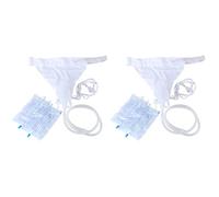 Healifty 2 Uds. Botella de Emergencia de Pie para Inodoro Cámara de Silicona para Hombre Orinal Portátil para Coche