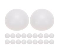 Healifty 20 Piezas Almohadillas Protectoras para Asiento de Inodoro de Color Blanco, Cojín Amortiguador Antideslizante de Eva y Ldpe para Baño en Casa y Hoteles