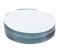 Healifty 20 piezas de espejos de artesanía mini ovalados espejos de mosaico de vidrio piezas para decoración del hogar DIY proyectos de manualidades compacto espejo haciendo tamaño L