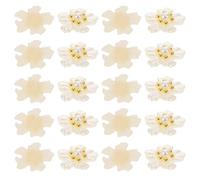 Healifty 20 Piezas Decoración de Uñas Flores Gemas de Flores Acrílicas Perlas para Uñas Accesorios con Diseño Floral para Fiestas y Decoración
