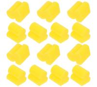 Healifty 20 Piezas Parachoques de Silicona para Instrumentos, Silenciador Práctico para Trombón, Fácil de Instalar y Usar en Práctica