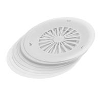 Healifty 20 Piezas Soporte para Placa de Parrilla Porta Platos de Papel Reutilizable para Platos de Papel de 9 Pulgadas, Pp, Blanco, Fácil de Limpiar, para Fiestas y Barbacoas