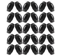 Healifty 200 Piezas Pomo de Estrella M4 X 0,7mm Negro Orificio Pasante y Mango Plástico, Perilla de Tuerca Moleteada para Taller y Armarios, Compatible y Resistente