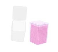 Healifty 200 piezas Toallitas de Algodón Profesional para Limpieza de Botellas de Pegamento Almohadillas de Celulosa para Extensiones de Pestañas Salón y Uso Doméstico