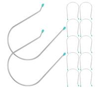 Healifty 20piezas Pinzas Para Rulos Calientes De Acero Inoxidable Pinzas Antideslizantes Forma Repuesto Para Sujetar El Rizador Eléctrico Para Mujeres y Rizos De Cabello