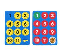 Healifty 24 Piezas de Imanes Pequeños para Tablero Táctico de Baloncesto Magnéticos y Portátiles Ideales para Entrenamiento y Planificación Estratégica Deportiva