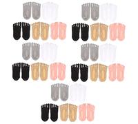 Healifty 25 Pares De Medias De Cinco Dedos Medias De Encaje Nylon Miss Verano