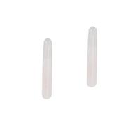 Healifty 2Pcs Masajeador De Jade Masajeadores De Ojos Rodillo De Jade Para La Cara Masajeadores De Mano Herramienta De Acupresión De Jade Para Raspar Guasha Herramienta Facial Varita De