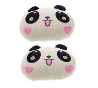 Healifty 2piezas Almohadas Cervicales Para Coche Panda Cojín Ergonómico Para Reposacabezas Almohada Cervical Para Viaje y Hogar