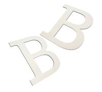 Healifty 2piezas B Decorativas para Pared, 12 Pulgadas, Pintables, Diy, para Fiesta, Hogar y Tienda
