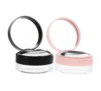 Healifty 2piezas Caja De Polvos Sueltos Portátil Espejo Envase De Maquillaje Con Borla Pequeña Para Viajeros y Maquillaje De Viaje
