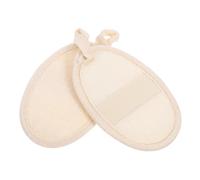Healifty 2piezas Exfoliante De Baño De Lufa Esponja Exfoliante Corporal De Lufa Natural Para Hombres y Mujeres Para Espalda Rodillas y Pies Paquete De Esponjas Baño