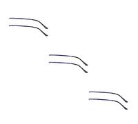 Healifty 3 Pares De Patas De Gafas Broches De Metal Kit De Pulsera Marco De Metal Kit De Reparación De Vidrio Gafas Pierna Kit De Reparación De Gafas Azul Mujer Clip Antideslizante