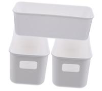 Healifty 3 piezas Caja Organizadora de Escritorio para Móvil y Accesorios Almacenamiento Plástico Duradero y Multifuncional Organizador Práctico para Oficina y Hogar