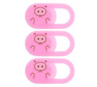 Healifty 3 Piezas Cubierta de Privacidad para Cámara Web, Protector de Lente de Privacidad Deslizante, Abs, Autoadhesiva, Rosa, para Móvil y Tablet