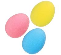 Healifty 3 Uds Agarre Entrenador de Muñeca Ers Fuerza Variada Tpe Yoga Masaje de Forma Profunda Exprimir Niños Huevo Dolor Color Alivio Bolas para Relajación Mano Ejercicio Huevo-Silicona