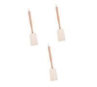 Healifty 3 Uds Baño Herramienta De Madera Flexible Hombres Pan Baño Ducha Esponja Fregar Frotar Cuerpo Loofa Luffa Masaje Baño Hogar Fregador Cepillo Mujer Amarillo Volver