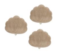 Healifty 3 Uds Cepillo De Masaje Alfombrilla Depurador Corporal Depurador De Pies Cepillo Exfoliante Para Hombre Tome Un Baño Cepillo De Espalda Caqui Tpe