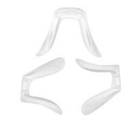 Healifty 3 Uds Gafas Transparentes Sombras Gafas Almohadillas Nasales De Silicona Piezas De Reparación De Gafas Pieza Nasal Para Gafas Protector Nasal Para Gafas Almohadillas Nasales Para