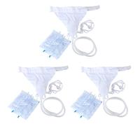 Healifty 3 Uds. Inodoro para Hombres Cámara de Orinal de Silicona de Pie Bote Portátil Botella de Emergencia para Coche