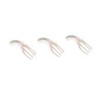 Healifty 3 Uds Masajeador Dorado Hogar Garra Máquina De Relajación Salón Dedo Masaje Suministros Estrés Cuero Cabelludo Mini Pinza Cabeza Rascador Cuello Herramienta Curación Peine Para El