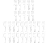 Healifty 30 Piezas - Soportes para Cabezales Aire Hogar B Cargador Transparente Protección Oral Cabezal de Cepillo de Dientes Eléctrico Cubiertas Portátiles de Plástico Cabezales