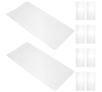 Healifty 30 piezas Unidades Fundas para Marcapáginas de PVC Transparente para Manualidades DIY Suministros de Oficina y Exhibición de Páginas de Libros