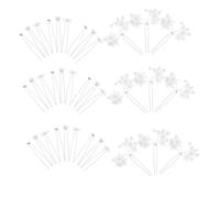 Healifty 36piezas Horquillas Pelo De Novia Flores De Imitación De Perlas y Gemas De Imitación Horquillas Francesas Gemas Para Boda Accesorios Pelo Para Novias Damas De Honor y Mujeres