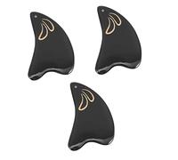 Healifty 3Pcs Cuerno Tirando Sha Tablero Herramientas Domésticas Escurridores Domésticos Masajeadores Masaje Facial Y Corporal Herramienta De Masaje Spa De Masaje Tailandés Cuerno De