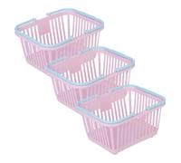 Healifty 3piezas Carro Cestas Pequeñas De Asas Para Compras Cestas De Almacenamiento Cocina Para Llevar Fruta Como y Cereza