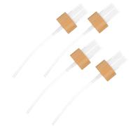 Healifty 4 Cabezales de Repuesto para Botella Spray Perfume Rosca 20 Dientes Bomba Dispensadora de Perfume en Aerosol Tapones de Repuesto para Envases Cosméticos y Lociones Accesorios