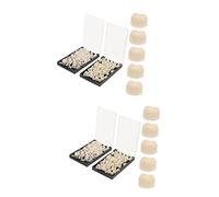 Healifty 4 Cajas De Carillas Dentales Kit De Parches Kit De Aparatos Ortopédicos Reemplazo Temporal Sintético Coronas Resistentes Temporales Parches Material De Reparación De