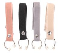 Healifty 4 correas de zapatos desmontables para mujer, correa elástica de tacón alto, antideslizantes, accesorios de repuesto