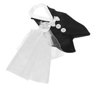 Healifty 4 Piezas Cubiertas para Botellas de Vino con Diseños de Vestidos de Novios Fundas Adorables y Reutilizables para Decoración Romántica Bodas y Cenas de San Valentín