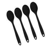 Healifty 4 Piezas Cucharas de Silicona de Alimenticio Utensilios Resistentes Calor para Servir