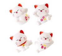 Healifty 4 Piezas Figuritas de Gato de Miniatura Decoración de Micro Paisaje con Gatitos Pequeños para Escritorio y Jardín Adornos Delicados para Hogar y Oficina