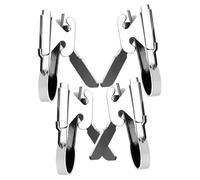 Healifty 4 piezas Pinzas para Pelar Semillas de Melón de Acero Inoxidable Herramienta Ligera y Compacta para Abrir Cáscaras de Semillas de Sandía Piña y Frutos Secos Cocina