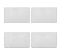 Healifty 4 Piezas Placas de Cubierta Eléctrica Pequeñas de Plástico para Caja de Conexiones Panel de Pared Práctico y Decorativo para Enchufes y Orificios