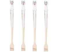Healifty 4 Piezas Rascador Animal Cosquillas Madera
