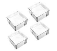 Healifty 4 Piezas Soportes Transparentes para Esferas de Cristal Base Estable y Resistente para Exhibición de Bolas de Vidrio Soportes Decorativos para Oficina y Hogar